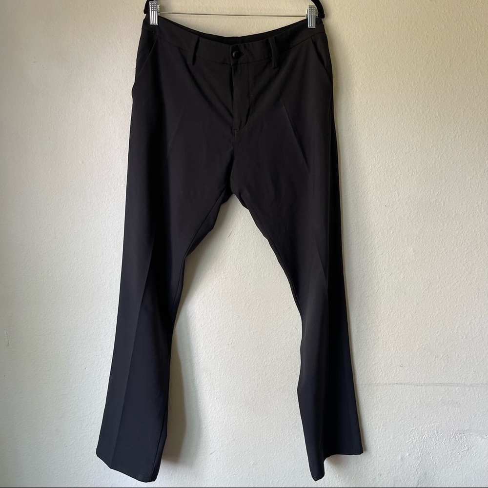 Saks Fifth Avenue Black Active Performance Golf Pants